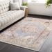 Blue/White 108 x 0.24 in Area Rug - Three Posts™ Mendelsohn Oriental Blue/Beige Area Rug Polyester | 108 W x 0.24 D in | Wayfair TRPT3723 42724483