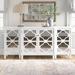 Willa Arlo™ Interiors Wealdstone 73.5" Wide Sideboard Wood in White | 34 H x 73.5 W x 19 D in | Wayfair 2D1F86CEE3A34753B4958A44AD2579F5