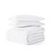 Wade Logan® Chisolm Double Brushed Microfiber Square Pattern Quilted Coverlet Set Polyester/Polyfill/Microfiber in White | Wayfair