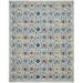 Blue/White 48 x 0.37 in Area Rug - Charlton Home® Osakis Floral Ivory/Blue Area Rug, Polypropylene | 48 W x 0.37 D in | Wayfair ANDO7157 37243781