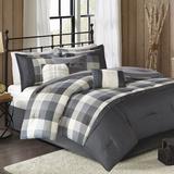 Dunwich 7 Piece Herringbone Comforter Set /Polyfill/Microfiber in Gray Laurel Foundry Modern Farmhouse® | Wayfair A9D26DCE497C4B63881C31BDF2C85FB6