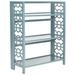 Winston Porter Brontie 42.5" W x 33.5" H Etagere Bookcase Wood in Brown/Green | 42.5 H x 33.5 W x 13.4 D in | Wayfair