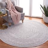 Gray 79 x 0.43 in Area Rug - Ophelia & Co. Nuss Oriental Ivory/Silver Area Rug, Polypropylene | 79 W x 0.43 D in | Wayfair