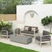 Wade Logan® Caggiano 5 Piece Sofa Seating Group w/ Cushions Metal in Gray | Outdoor Furniture | Wayfair 9F409DB47D4C4F17B7DBCDBECF3A95D4