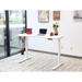 Upper Square™ Kaylan Height Adjustable Reversible Standing Desk Wood/Metal in White | 60 W x 30 D in | Wayfair 47AC2B2B753F46BEA5C5653730C6B031