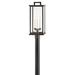 Birch Lane™ Rheda Large Post Top Or Pier Mount Lantern Aluminium/Metal in Black/Gray | 22.25 H x 9 W x 9 D in | Wayfair