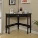 Ebern Designs Loycie Corner Desk Workstation w/ Storage Drawer Wood in Black | 30 H x 28 W x 28 D in | Wayfair 530B231FF5B147A9B676B7B54307A71B