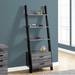 Orren Ellis Bookshelf, Bookcase, Etagere, Ladder, 4 Tier, 69"H, Office, Bedroom, Laminate, Contemporary Wood in Black | Wayfair ORNE8840 44360339