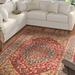 White 36 x 0.35 in Area Rug - Astoria Grand Pennypacker Oriental Beige/Red Area Rug Polypropylene | 36 W x 0.35 D in | Wayfair