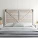 Sand & Stable™ Carnforth Panel Wood Panel Headboard Wood in Brown/White | 56.375 W x 2.09 D in | Wayfair CE1A899EE1F54F6CA1719809B7DBFE79