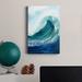 Highland Dunes Sea Foam II - Wrapped Canvas Print Canvas, Solid Wood in Blue/Green/Indigo | 12 H x 8 W x 1 D in | Wayfair