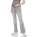 Esprit Maternity Women's Pants Denim OTB Flared Jeans, Grey Denim-920, 36/32