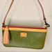 Dooney & Bourke Bags | Dooney & Bourke Forest Green/ Tan Leather Small | Color: Green/Tan | Size: Os