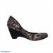 Jessica Simpson Shoes | Jessica Simpson Vegan Snakeskin Wedge Heel Euc 10 | Color: Black/Cream | Size: 10