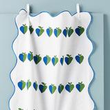 Anthropologie Dining | Hotel Magique Art And Kisses Dish Towel Nwt | Color: Blue/White | Size: Os