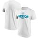 "Everton Programme Arch Short Sleeve Graphic T-Shirt - White Mens"