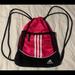 Adidas Bags | Adidas Drawstring Backpack | Color: Black/Pink | Size: Os