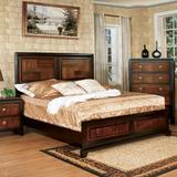 Lark Manor™ Anacarina Standard Bed Wood in Brown/Red | 54.25 H x 77 W x 90 D in | Wayfair 3E464CC9DD2F47F084543F229AA44490
