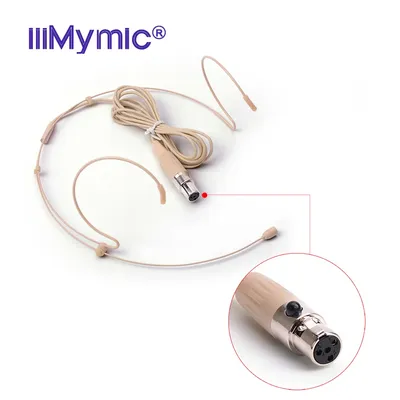 IiiMymic – Microphone de casque à condensateur professionnel pour Shure émetteur sans fil avec