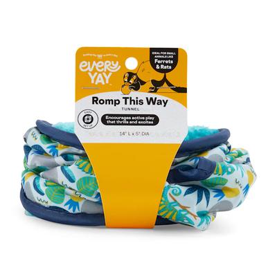 EveryYay Romp This Way Jungle-Print Ferret Tunnel, 14" L X 5" W X 5" H