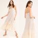 Free People Dresses | Free People Plaid City Maxi Dress | Color: Cream | Size: Xs