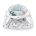 Fisher-Price Portable Baby Chair with Tray and 2 Baby Toys, Sit-Me-Up Floor Seat, Pacific Pebble