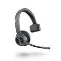 Poly – schnurloses Voyager 4310 UC-Headset (Plantronics) – Ein-Ohr-Headset – USB-C-Bluetooth-Adapter – kompatibel mit Teams (zertifiziert), Zoom und mehr