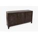 "Gramercy Mid-Century Modern Chevron Three Door 60"" Accent Cabinet - Jofran 1756-60"