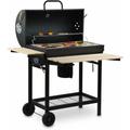 Bbq-toro - Holzkohle Grillwagen ø 42 x (l) 80 cm Premium Kohle Smoker fahrbar