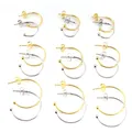 Boucles d'oreilles créoles grand cercle en acier inoxydable pour femmes boucles d'oreilles créoles