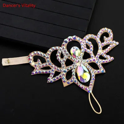 Bracelet de danse du ventre pour femme adulte haut de gamme élégant exquis strass accessoires