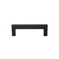 Mascot Hardware Square Pull 3" (76mm) Center to Center Drawer Cabinet Handle, Pull, Metal in Black | 3.37 H x 1.1 W x 0.35 D in | Wayfair CNPL16-MB