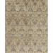 Brown/Gray 120 x 96 x 0.25 in Area Rug - Samad Rugs Vogue Ikat Hand-Knotted Wool Area Rug Wool | 120 H x 96 W x 0.25 D in | Wayfair