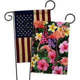 Breeze Decor 18 x 13 ft. House Flags in Black/Pink | 18.5 H x 13 W in | Wayfair BD-BI-GP-105066-IP-BOAA-D-US21-BD