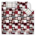 Millwood Pines Leblanc Reversible Quilt Set Microfiber in Gray/Red | Twin Quilt + 1 Sham | Wayfair 4839C0CDB87A417AB42FBA7E8A5F7F91