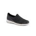 Wide Width Women's Urbana Sneaker by Trotters in Black (Size 9 1/2 W)