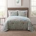 Style 212 Bedford Blue Quilt Set by Pem America in Blue Blush (Size KING)