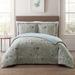 Style 212 Bedford Blue Comforter Set by Pem America in Blue Blush (Size FL/QUE)