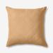 BH Studio Square Pillow Cover by BH Studio in Taupe Ivory