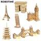 Robotime jeu de Puzzle 3D en bois grand Ben tour pont pagode modèle de construction jouets pour