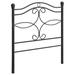 Coaster Furniture Callie Matte Black Twin Metal Headboard