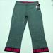 Under Armour Pants & Jumpsuits | New Under Armour Capri Leggings Breast Cancer S | Color: Gray/Pink | Size: S