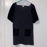 Anthropologie Dresses | Anthropology Grey And Black Sweater Dress. | Color: Black/Gray | Size: Xs