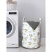 East Urban Home Ambesonne Cartoon Laundry Bag Fabric in Blue/Gray/White | 12.99 H x 12.99 W in | Wayfair F3138B0FBCDA4378A9FF0EF8047EE9F6