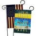 Breeze Decor 2-Sided Polyester 18.5 X 13 in. Garden Flag in Blue/Green/Red | 18.5 H x 13 W in | Wayfair BD-SP-GP-109058-IP-BOAA-D-US18-SB
