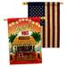 Breeze Decor 2-Sided Polyester 40 x 28 in. House Flag in Blue/Red/White | 40 H x 28 W in | Wayfair BD-BN-HP-106109-IP-BOAA-D-US21-BD