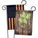 Ornament Collection St. Pat's The Lucky Day 2-Sided Polyester 1'5 x 1'1 ft. Garden flag in Brown/Green | 18.5 H x 13 W in | Wayfair