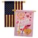 Ornament Collection Be My Valentine 2-Sided Polyester 3'3 x 2'3 ft. House Flag in Pink | 40 H x 28 W in | Wayfair OC-VA-HP-192054-IP-BOAA-D-US17-OC