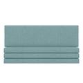 Latitude Run® Panelist Modern Padded Headboard - Set of Wall Mounted Panels Upholstered in Green | 30 W x 2.5 D in | Wayfair