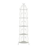 Juniper + Ivory Grayson Lane 71 In. x 16 In. French Country Bakers Rack White Iron - 60531